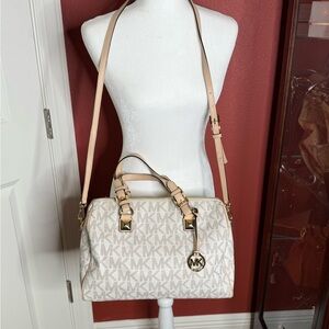 Michael Kors Cream Grayson Bag